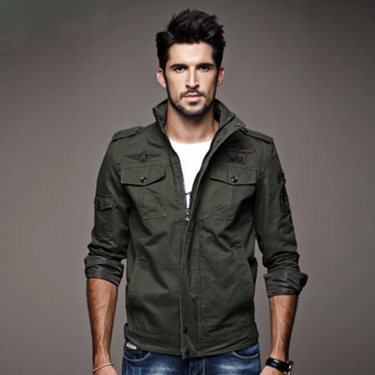 Veste Militaire Homme Air Force One | Coupe Printemps & Automne – Tailles M à 6XL - BLACKBEARD OUTDOOR INDUSTRIES