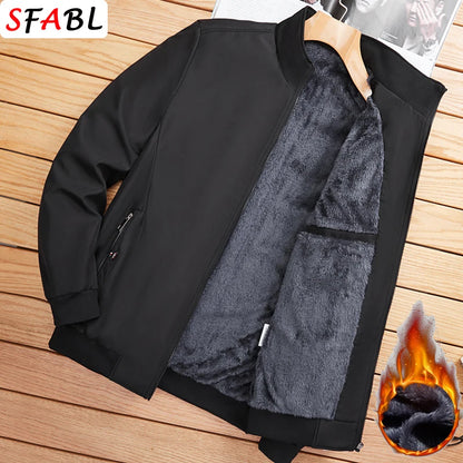 Veste Homme Automne/Hiver en Polaire Chaude Modèle Business Casual — MANTLCONX | Veste de Costume Décontractée - BLACKBEARD OUTDOOR INDUSTRIES