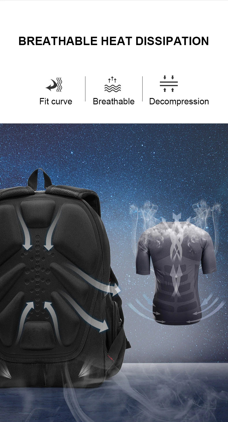 Sac à Dos Ordinateur Étanche 2025 – 17"/20" | Grande Capacité, USB, Antivol | Homme & Femme - BLACKBEARD OUTDOOR INDUSTRIES
