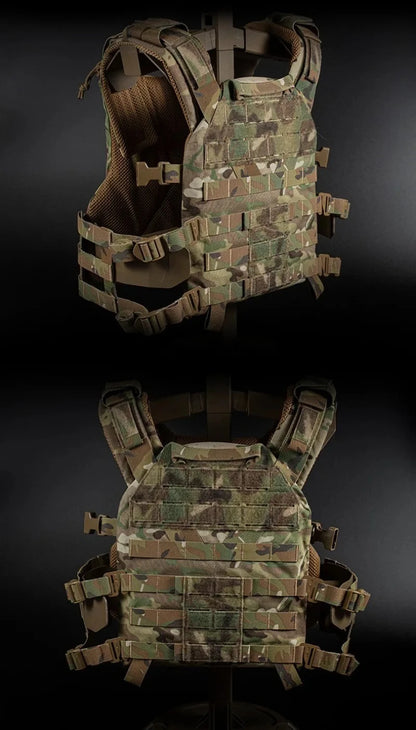 Gilet Tactique MOLLE K19 3.0 – Porte-Plates pour Chasse, Airsoft et Combat avec Système de Libération Rapide et Ceinture Ajustable – Armure de Corps - BLACKBEARD OUTDOOR INDUSTRIES