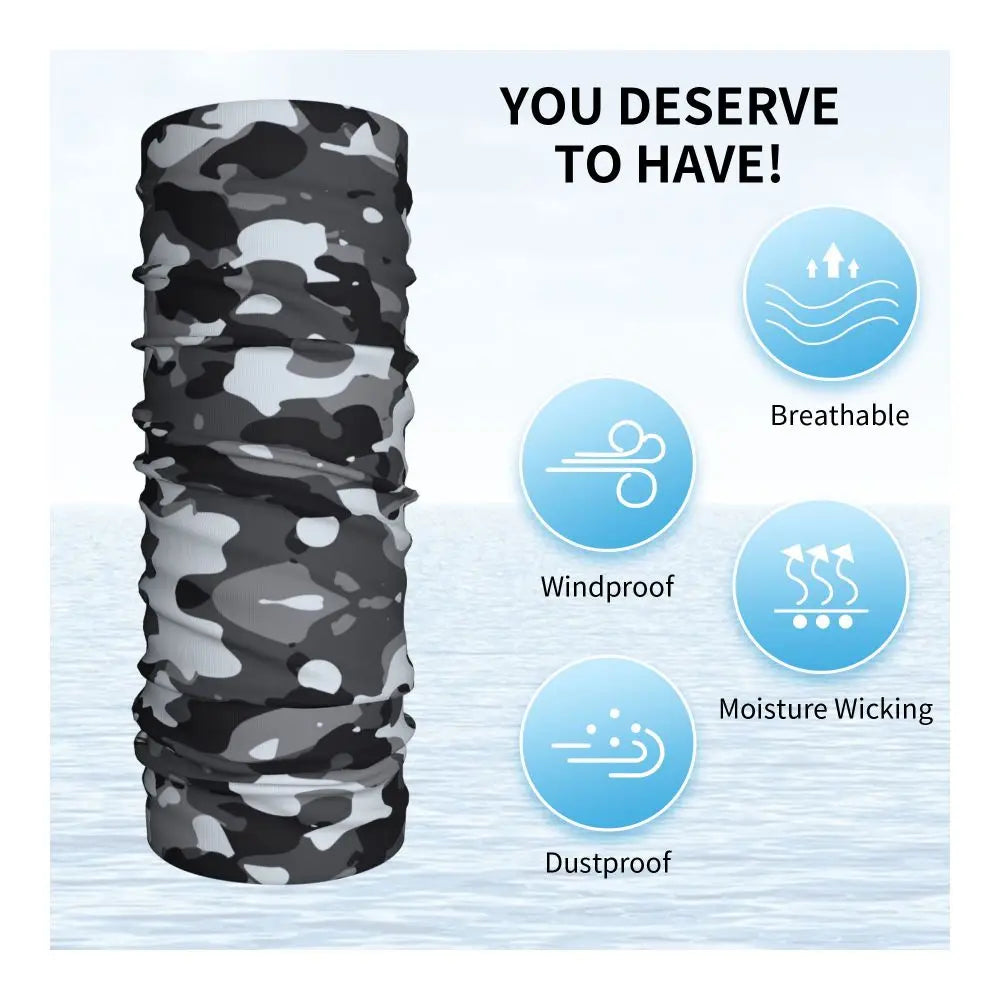 Tiger Stripe Camo – Bandeau Tour de Cou Hiver Multifonction pour Hommes et Femmes | Parfait pour Randonnée, Cyclisme, Sports Outdoor et Usage Quotidien - BLACKBEARD OUTDOOR INDUSTRIES