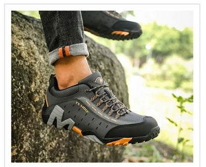Chaussures de Randonnée Imperméables – Trekking Outdoor Unisexe | Printemps & Mi-saison | Cuir Véritable - BLACKBEARD OUTDOOR INDUSTRIES