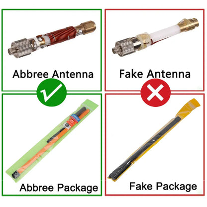 Antenne tactique rabattable ABBREE CS SMA Femelle 144/430MHz Dual Band pour BAOFENG UV-5R, UV-5RH, Quansheng UV-K5, et autres Talkies-Walkies - BLACKBEARD OUTDOOR INDUSTRIES