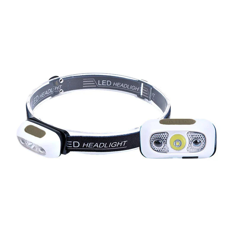 Lampe Frontale Mini LED Puissante – Rechargeable USB, Étanche, avec Capteur de Mouvement - BLACKBEARD OUTDOOR INDUSTRIES