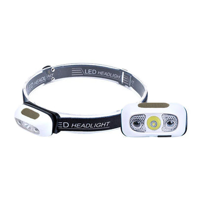 Lampe Frontale Mini LED Puissante – Rechargeable USB, Étanche, avec Capteur de Mouvement - BLACKBEARD OUTDOOR INDUSTRIES