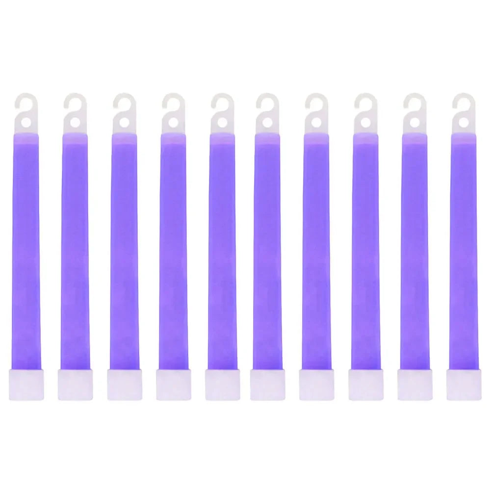 Lot de 50 Bâtons Lumineux Fluorescents 15 cm Équipement de Survie Militaire | Camping, Randonnée, SOS, Urgence, Fête | - BLACKBEARD OUTDOOR INDUSTRIES