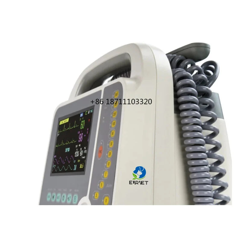 Défibrillateur Électrique Biphasique Professionnel pour Vétérinaire – EUR VET HD-8000D Ma boutique