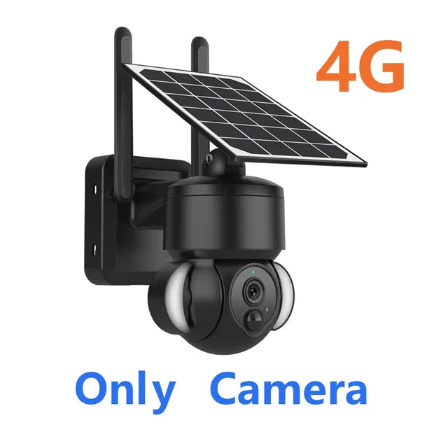 Caméra de Surveillance Solaire 4MP SHIWOJIA – 4G / WiFi | Batterie 7500mAh | PTZ 360° | Vision Nocturne Couleur | Audio Bidirectionnel | Étanche IP65 Ma boutique