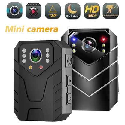 Mini Caméra Corporelle Full HD 1080P avec Vision Nocturne – Enregistreur Vidéo, Caméra de Sécurité pour Garde, Police, et Application Environnementale - BLACKBEARD OUTDOOR INDUSTRIES
