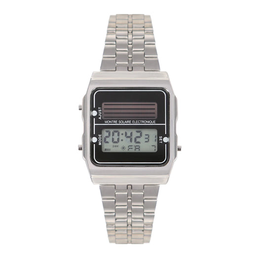 Montre Électronique Solaire Tactique – Carré Compact Unisexe - BLACKBEARD OUTDOOR INDUSTRIES