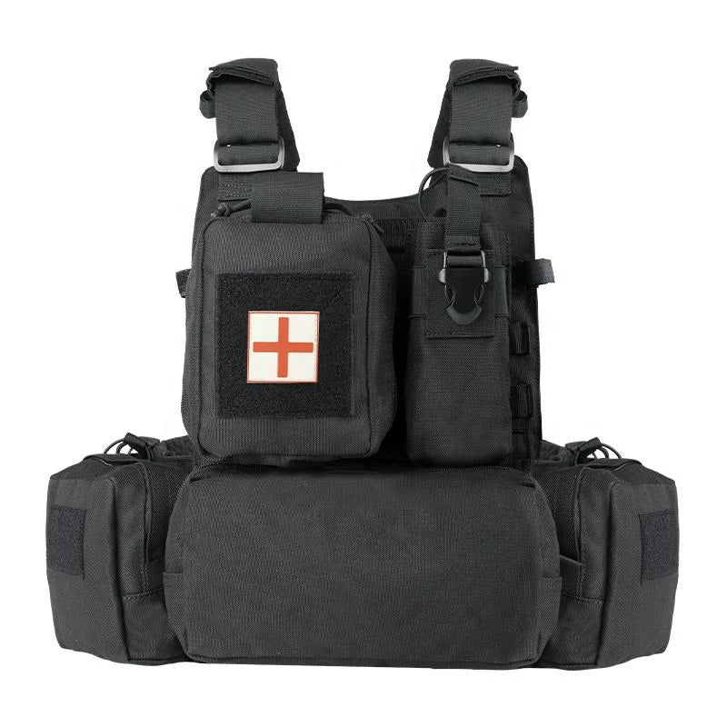 Gilet Tactique YAKEDA Camouflage Outdoor – Gilet de Formation Respirant et Résistant à l'Usure, Multifonction pour Combat CS et Entraînement BLACKBEARD OUTDOOR INDUSTRIES
