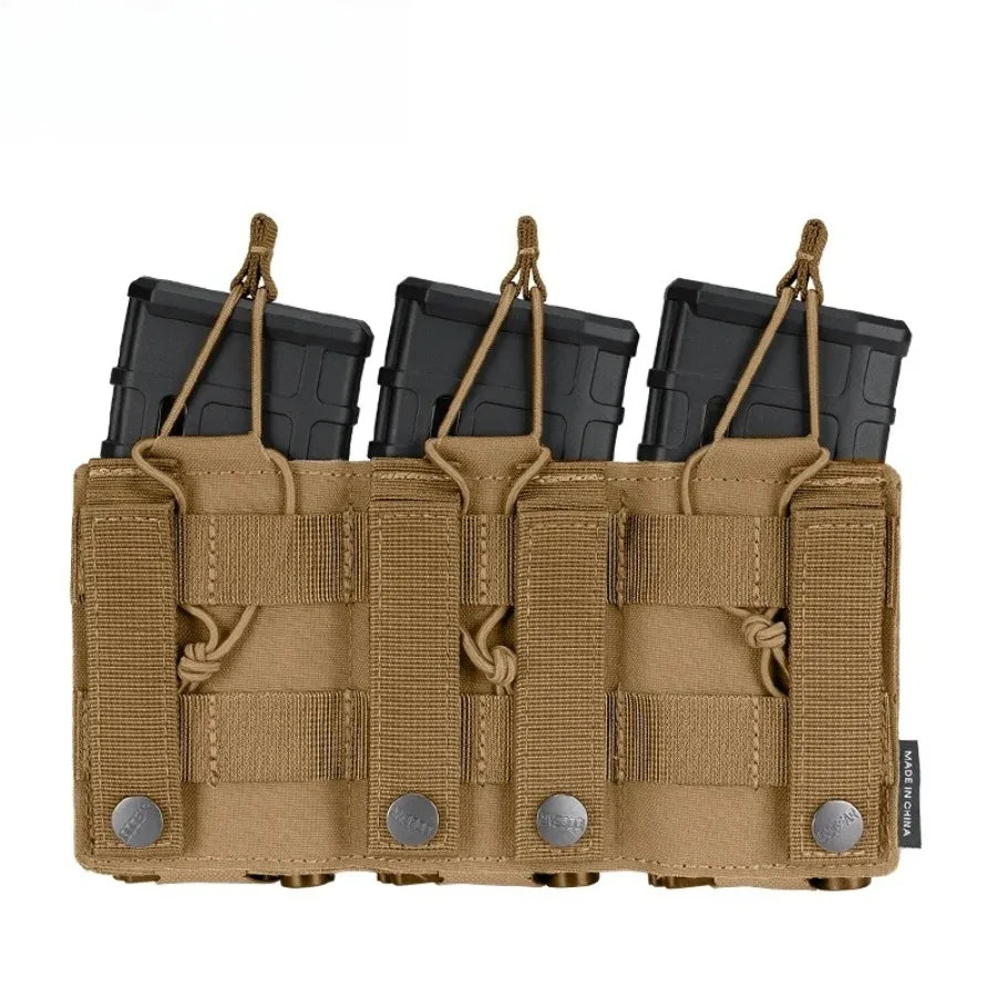 IDOGEAR Poche Tactique LSR 556 Triple Mag Carrier MOLLE - Poche à Munitions Découpée au Laser BLACKBEARD OUTDOOR INDUSTRIES