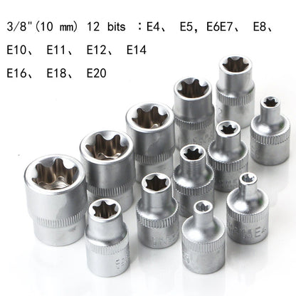 Set de 34 Pièces Douilles Torx Star & Embouts Sécurité – Mâle/Femelle E-Security - BLACKBEARD OUTDOOR INDUSTRIES