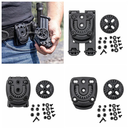 Système de Montage Rapide Tek-Mount MINI CNC Personnalisé pour Étui, Clip de Ceinture, et Équipement Tek-Lok BLACKBEARD OUTDOOR INDUSTRIES