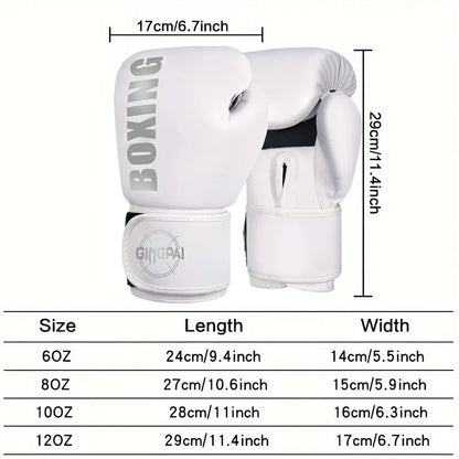 Gants de Boxe Professionnels GINGPAI SPORT – Gants de Combat Sanda, Muay Thai, MMA – Unisex, Adultes et Enfants, Entraînement, Sac de Sable et Combat - BLACKBEARD OUTDOOR INDUSTRIES