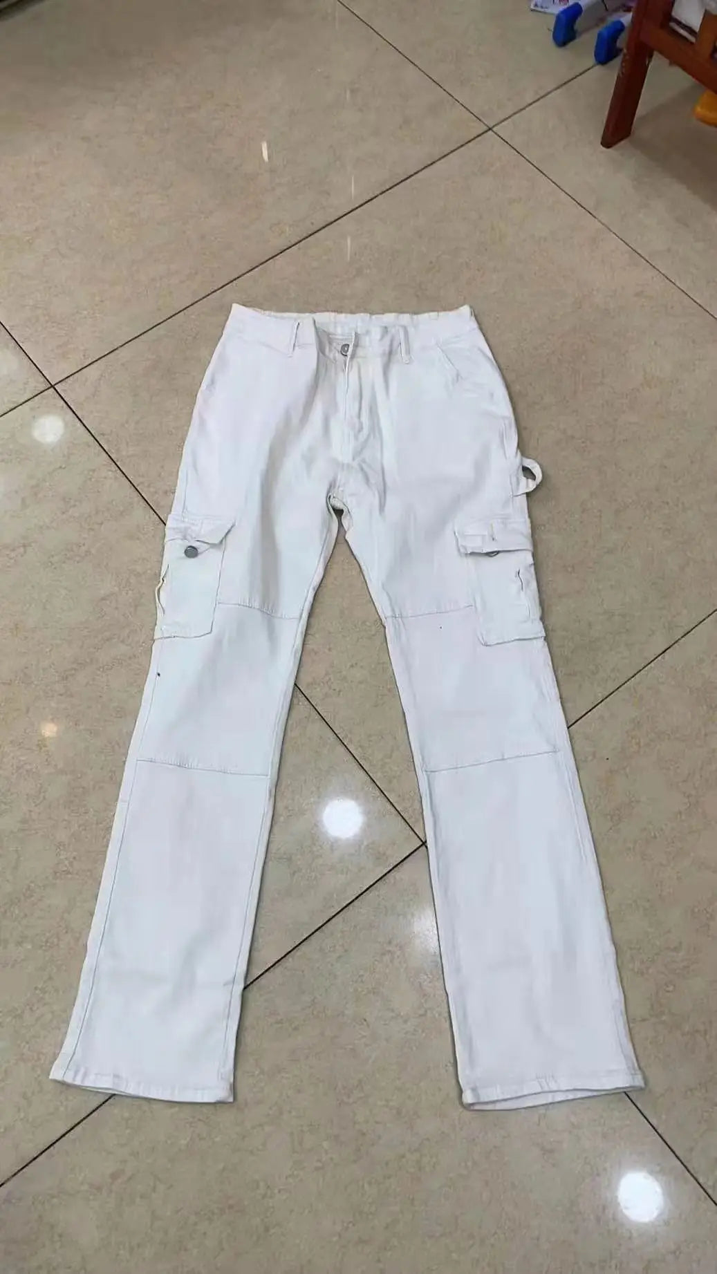 Jean Taille Haute Élastique Femme – Jean Cargo Détente en Denim, Poches Pratiques – Pantalon Slim et Confortable pour le Travail et les Loisirs - BLACKBEARD OUTDOOR INDUSTRIES