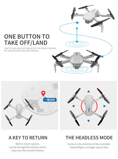 KBDFA 2025 E88 Professional Wide Angle RC HD 4K Camera drone Ma boutique