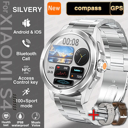 Xiaomi S4 Ultra – Montre Connectée Sport Outdoor avec GPS, NFC, Écran AMOLED, Appels Bluetooth, Suivi Santé Complet - BLACKBEARD OUTDOOR INDUSTRIES