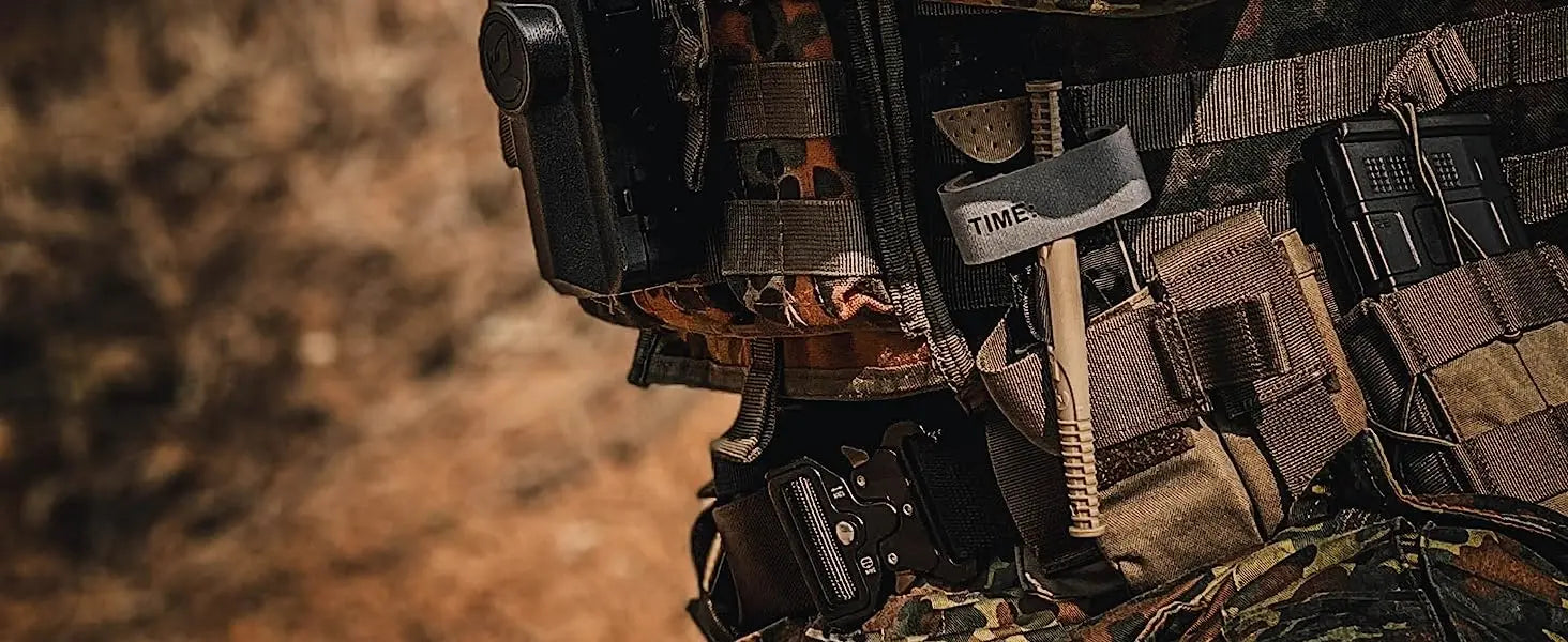 RHINO RESCUE - Tourniquet Tactique pour Contrôle Hémostatique Rapide, Application à Une Main - Équipement d'Urgence et de Premiers Secours Médicaux BLACKBEARD OUTDOOR INDUSTRIES