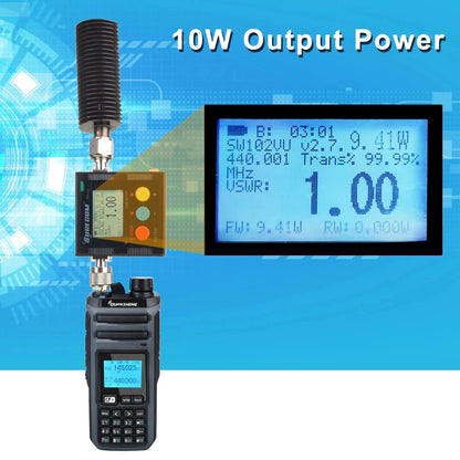 Talkie Walkie Quansheng TK11(5) Digital – Puissance 5-10W | DTMF/CTCSS/DCS | VOX | 10 Sets de Jammers Ma boutique