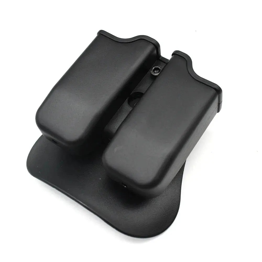 Pochette Double Chargeur Tactique pour Pistolet – Compatible 9mm Glock, Beretta M9, et plus Ma boutique