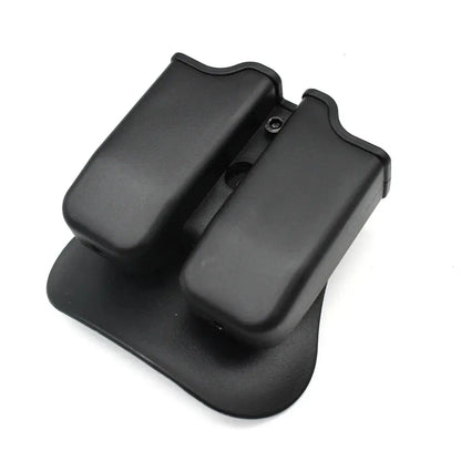 Pochette Double Chargeur Tactique pour Pistolet – Compatible 9mm Glock, Beretta M9, et plus Ma boutique
