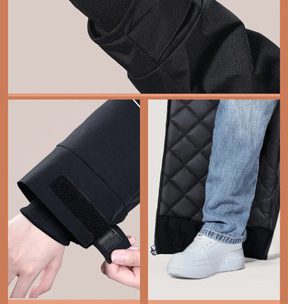 Motorcycle Riding Winter Coldproof Clothing Winter Fashion Waist Designwarm Cotton Jumpsuit Thickened Waterproof Snowmobile Suit BLACKBEARD OUTDOOR INDUSTRIES