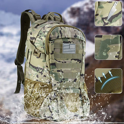 Sac à Dos Tactique Homme 35L INOXTO – Randonnée, Trekking, Camping, Voyage - BLACKBEARD OUTDOOR INDUSTRIES