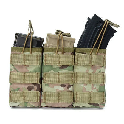 Poche Tactique MOLLE – Porte-Chargeur Simple, Double ou Triple – Compatible M4/M16/AR15 - BLACKBEARD OUTDOOR INDUSTRIES
