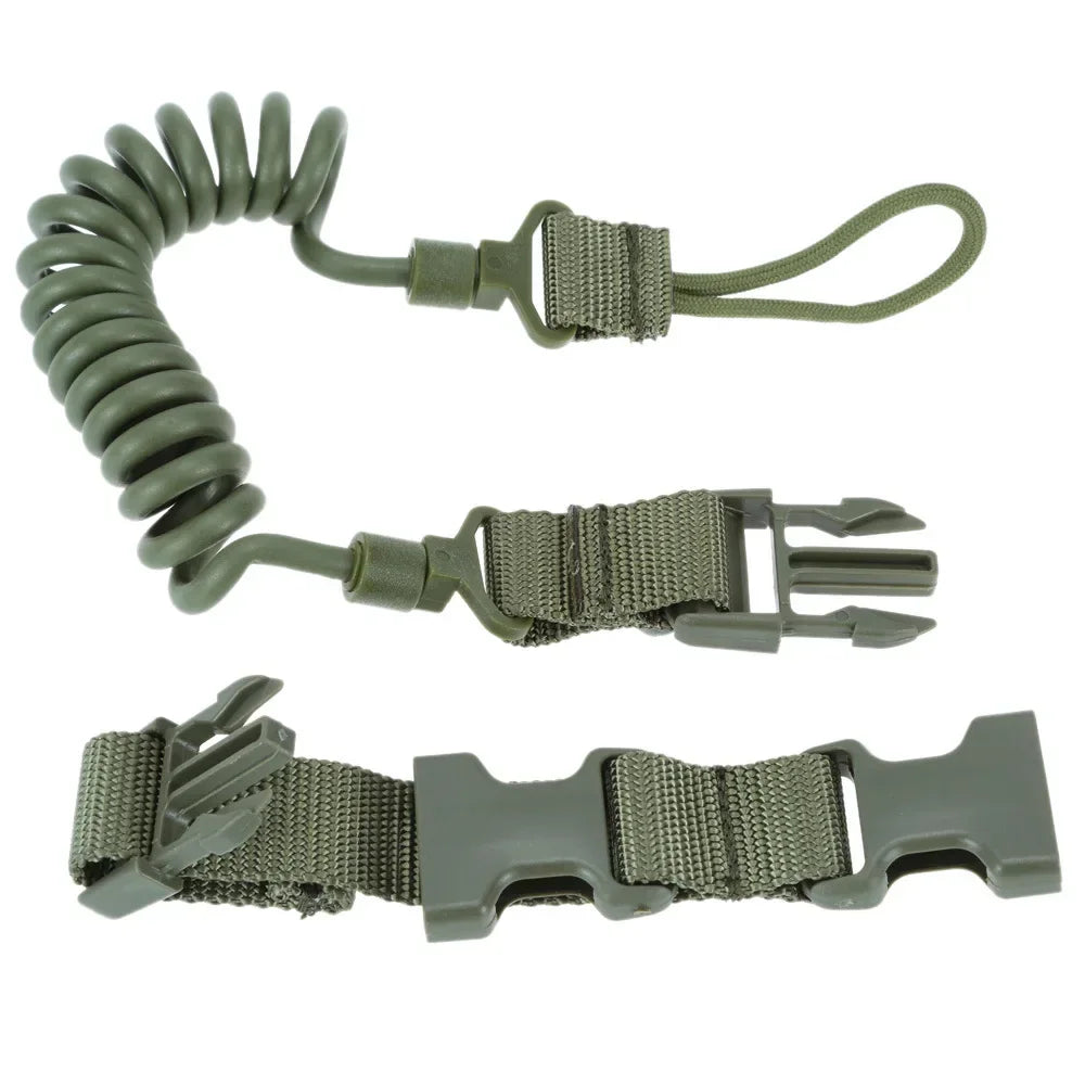 Lanière Tactique Militaire Multi-usage avec Ressort – Sangle de Pistolet Sécurisée et Sangle de Fusil, Accessoires pour Tir, Chasse et Shooting BLACKBEARD OUTDOOR INDUSTRIES