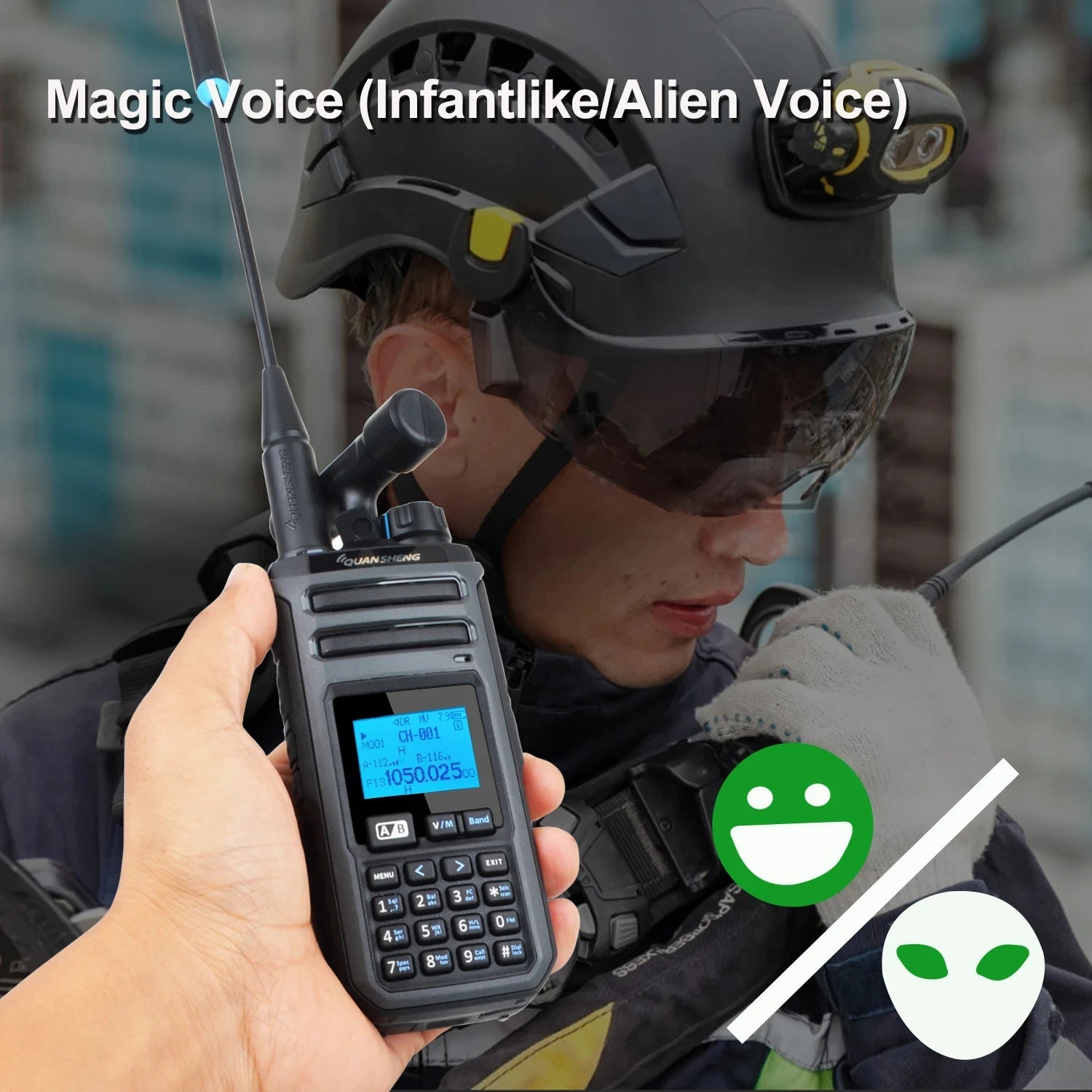 Talkie Walkie Quansheng TK11(5) Digital – Puissance 5-10W | DTMF/CTCSS/DCS | VOX | 10 Sets de Jammers Ma boutique