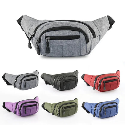 Sac Banane Homme Étanche – Style Coréen, Toile Oxford, Multi-usage - BLACKBEARD OUTDOOR INDUSTRIES
