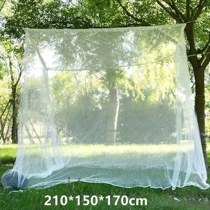 Moustiquaire de Camping - Tente Anti-Insectes pour Intérieur et Extérieur, Répulsif Naturel, avec 4 Coins et Corde pour Suspensions (Coucher, Voyage, Camping) - BLACKBEARD OUTDOOR INDUSTRIES