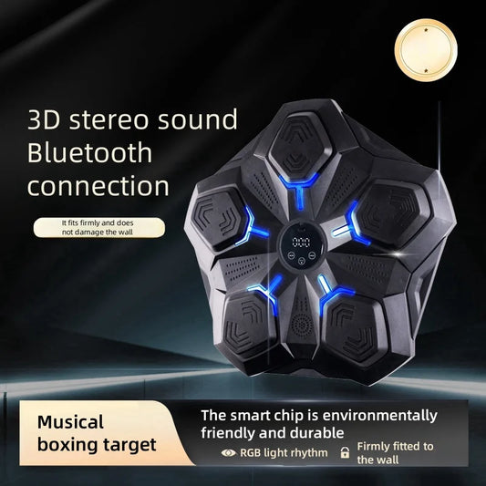 Machine de Boxe Intelligente Bluetooth avec Musique - Cible Murale de Boxe - BLACKBEARD OUTDOOR INDUSTRIES