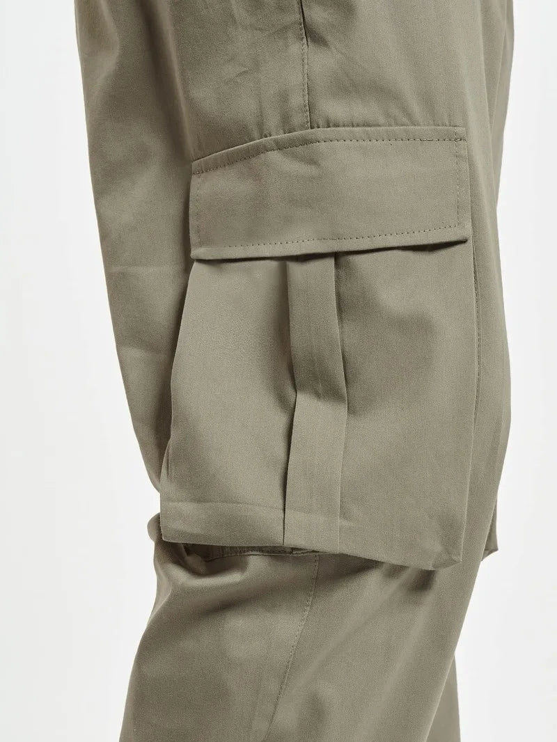 Pantalon Cargo Homme Grande Taille | Style Européen Décontracté | Taille Élastique & Cordon | Multi-poches | Léger & Confortable - BLACKBEARD OUTDOOR INDUSTRIES