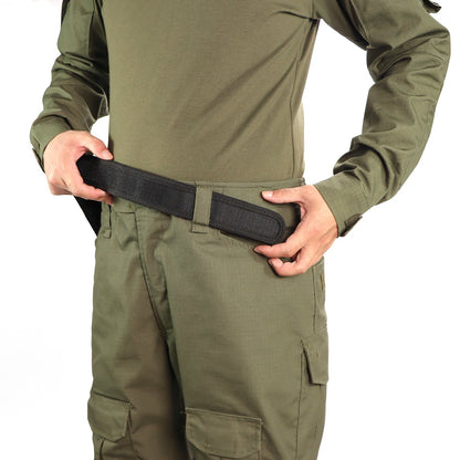 Ceinturon Tactique LOOP – Nylon Haute Qualité avec Boucle Métal, Multicam, Noir, Kaki Ma boutique