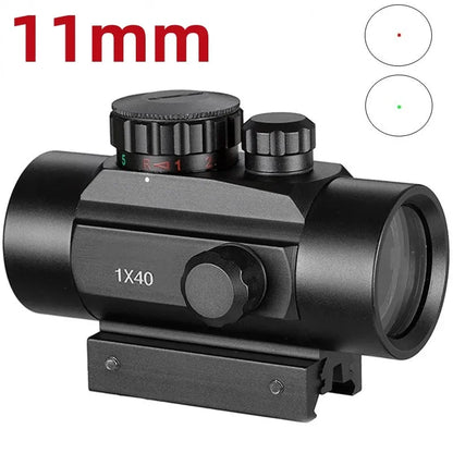 Viseur Reflex 1X40 HD101 Red Dot Sight — 4 Réticules Rouge/Vert pour Rail 11 mm ou 20 mm - BLACKBEARD OUTDOOR INDUSTRIES