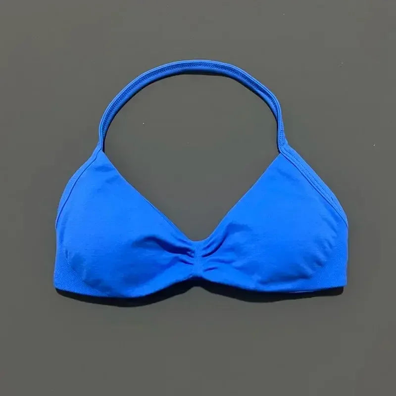 Brassière de Sport à Bretelles – Dos Croisé, Sans Armature, Rembourrage Amovible – Yoga, Fitness, Gym – Femme - BLACKBEARD OUTDOOR INDUSTRIES