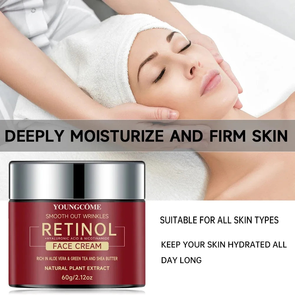 Crème Visage Raffermissante au Rétinol – Anti-Âge, Hydratante & Éclaircissante - BLACKBEARD OUTDOOR INDUSTRIES