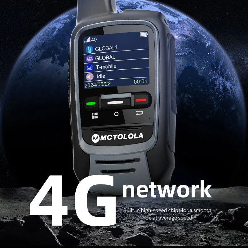 Talkie Walkie MOTOLOLA Global - 4G PoC USB (Modèle MT-300) - BLACKBEARD OUTDOOR INDUSTRIES