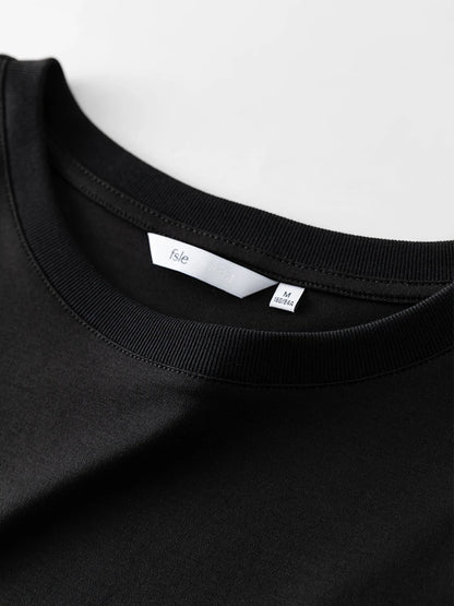 T-shirt Femme 100% Coton FSLE | Col Rond | Manches Courtes | Blanc ou Noir | Été & Printemps - BLACKBEARD OUTDOOR INDUSTRIES