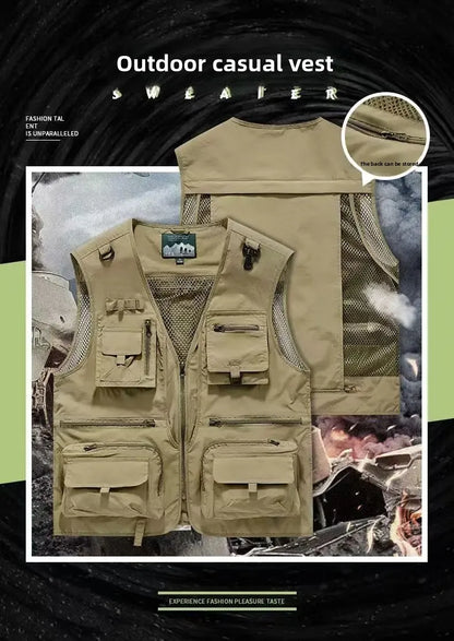 Gilet Homme Multi-Poches en Maille — Modèle 8512 - BLACKBEARD OUTDOOR INDUSTRIES