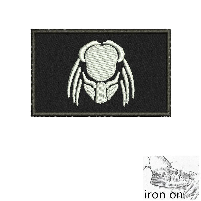 Patch Brodé Logo Skull 3D – Patch Tactique à Fixation par Crochet et Boucle – pour Vêtements, Sacs à Dos, Casquettes et Jeans - BLACKBEARD OUTDOOR INDUSTRIES