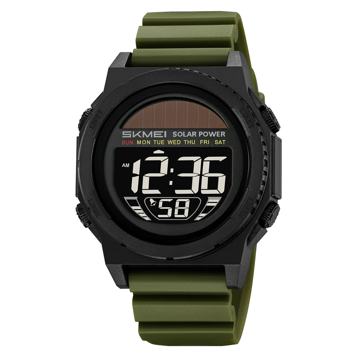 Montre Digitale Sportive Homme SKMEI 2358 – Énergie Solaire, Étanche 5Bar, Chronographe - BLACKBEARD OUTDOOR INDUSTRIES
