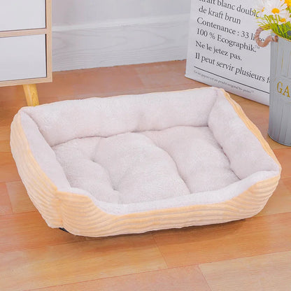 Maison Douillette Carrée pour Chien et Chat – Hiver | Imperméable, Chaude & Confortable Ma boutique