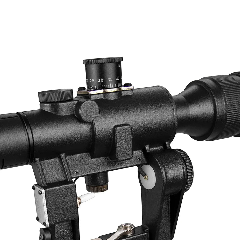 Tactical SVD Dragunov 4x26 – Lunette de Précision à Réticule Illuminé Rouge pour Fusil de Chasse et Tir de Précision - BLACKBEARD OUTDOOR INDUSTRIES