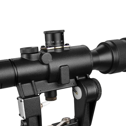 Tactical SVD Dragunov 4x26 – Lunette de Précision à Réticule Illuminé Rouge pour Fusil de Chasse et Tir de Précision - BLACKBEARD OUTDOOR INDUSTRIES