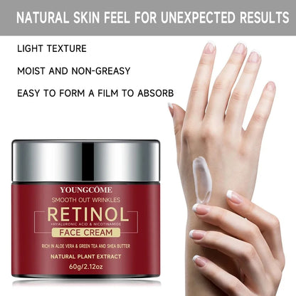 Crème Visage Raffermissante au Rétinol – Anti-Âge, Hydratante & Éclaircissante - BLACKBEARD OUTDOOR INDUSTRIES