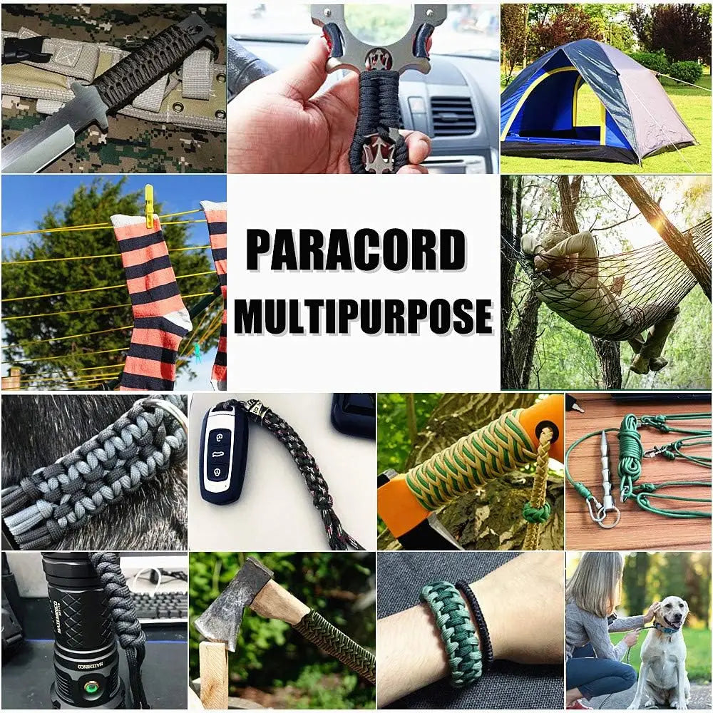 Corde Paracorde 9 Brins – 650 lb – Diamètre 4 mm – 5/15/31 mètres - BLACKBEARD OUTDOOR INDUSTRIES