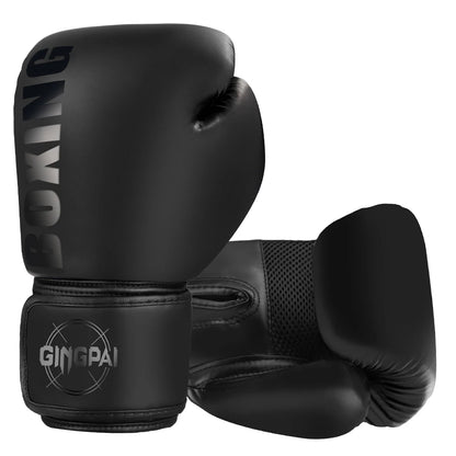 Gants de Boxe Professionnels GINGPAI SPORT – Gants de Combat Sanda, Muay Thai, MMA – Unisex, Adultes et Enfants, Entraînement, Sac de Sable et Combat - BLACKBEARD OUTDOOR INDUSTRIES